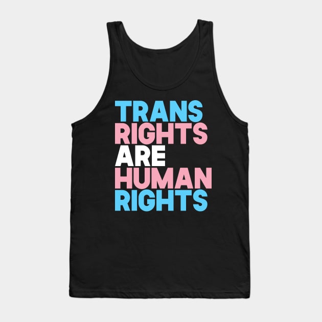 Trans Rights Are Human Rights Tank Top by SusurrationStudio